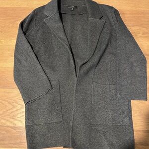 J. Crew Charcoal Knit Cardigan